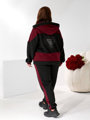 Прогулочный костюм со стразами MOV-A337T800