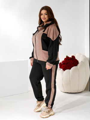 Прогулочный костюм со стразами MOV-A337T800