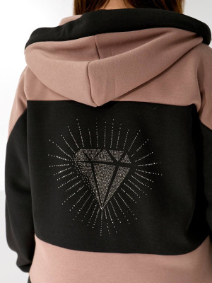 Прогулочный костюм со стразами MOV-A337T800