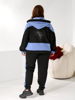 Прогулочный костюм со стразами MOV-A337T800