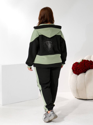 Прогулочный костюм со стразами MOV-A337T800