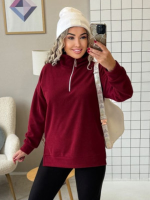 Ангоровая кофта с молнией MYD-A618T380