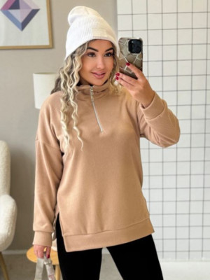 Ангоровая кофта с молнией MYD-A618T380