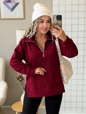 Ангоровая кофта с молнией MYD-A618T380