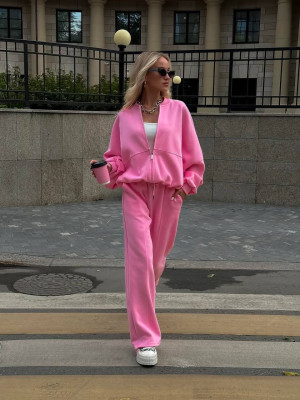 Костюм с объемным бомбером DMP-A7266T500