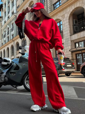 Костюм с объемным бомбером DMP-A7266T500