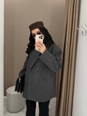 Кашемірове пальто на підкладці BRA-A259T689