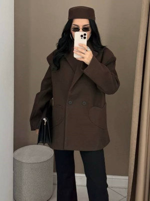 Кашемировое пальто на подкладке BRA-A259T689