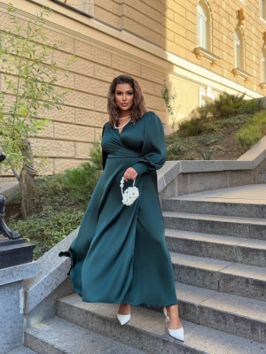 Вишукана сукня на запах AV-A1108T800