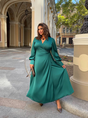 Вишукана сукня на запах AV-A1108T800