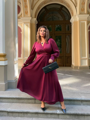 Вишукана сукня на запах AV-A1108T800