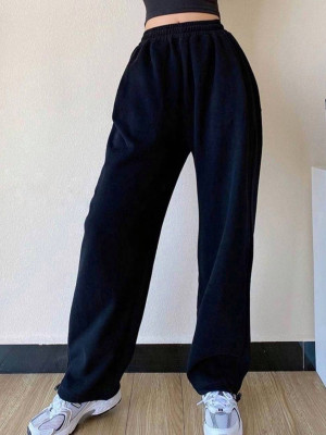 Прямые oversize штаны на флисе DMP-A093T270