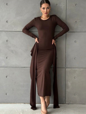 Елегантна довга сукня IMMA-A430T550