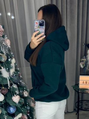 Оверсайз худи с принтом AMU-A353.1353T350