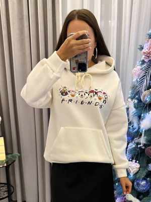 Оверсайз худі з принтом AMU-A353.1353T350