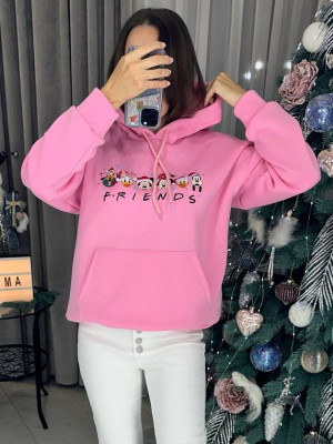 Оверсайз худі з принтом AMU-A353.1353T350