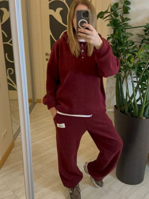 Плюшевий жіночий костюм LF-A274T1200