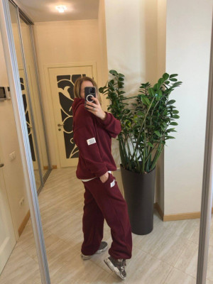 Плюшевий жіночий костюм LF-A274T1200