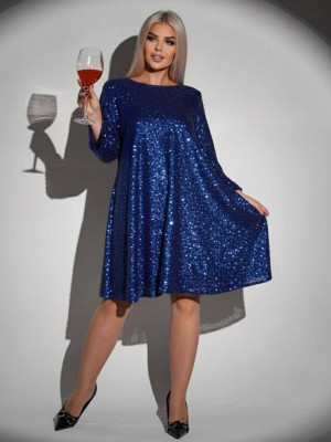 Блестящее свободное платье ACHK-A1982T450