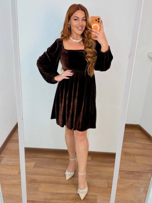 Гарна бархатна сукня MA-N2152T550