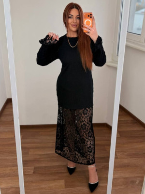 Сукня зі знімною гіпюровою спідницею MA-N2154T600