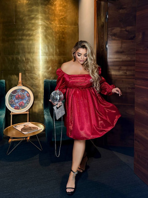 Праздничное блестящее платье MA-N2153T650