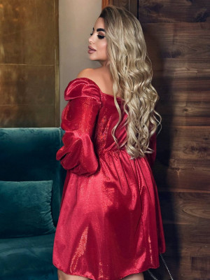 Праздничное блестящее платье MA-N2153T650