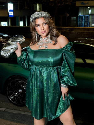 Праздничное блестящее платье MA-N2153T650