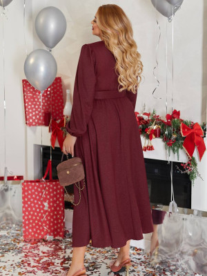 Нарядное платье миди EY-A652T22