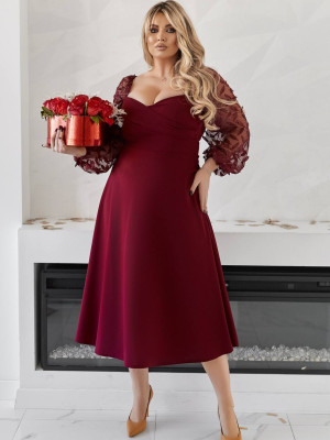 Элегантное платье миди EY-A645.1T29