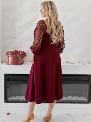 Элегантное платье миди EY-A645.1T29