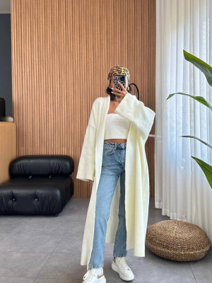 Ангоровый плед-кардиган DMP-P4103T550