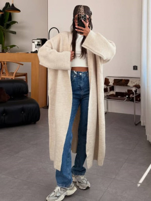 Ангоровый плед-кардиган DMP-P4103T550