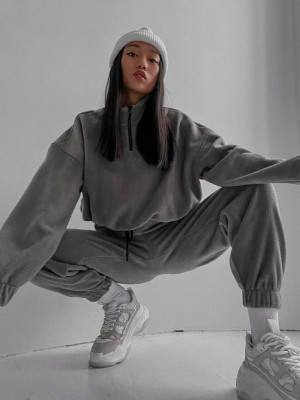 Флисовый оверсайз костюм DMP-R751T500