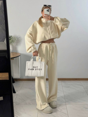 Теплый оверсайз костюм из флиса DMP-R1866T600