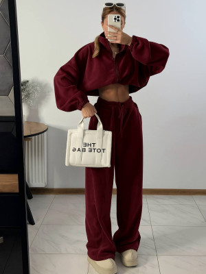 Теплый оверсайз костюм из флиса DMP-R1866T600