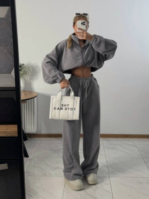 Теплый оверсайз костюм из флиса DMP-R1866T600