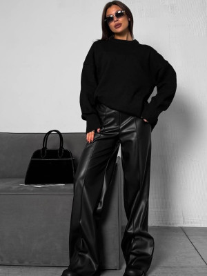 Брюки клеш на флисе DMP-R1628T350