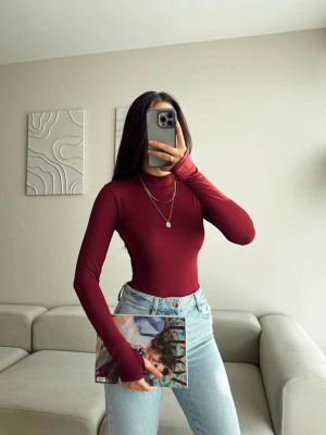 Базовый приталенный боди DMP-R1605T230