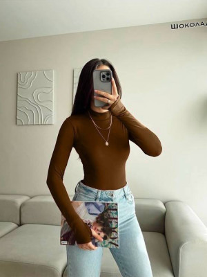 Базовый приталенный боди DMP-R1605T230