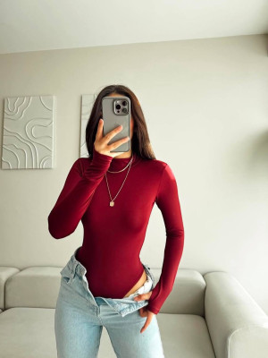 Базовый приталенный боди DMP-R1605T230