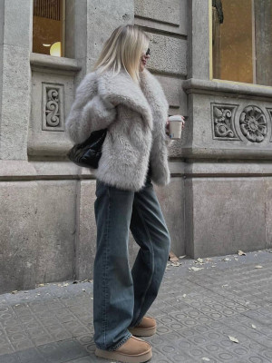 Стильная женская шубка GN-A1265T1700