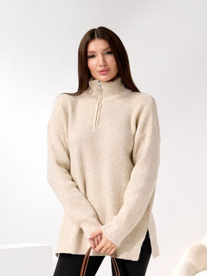 Оверсайз свитер с молнией IB-A1147T650