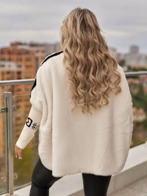 Свободная норковая шубка MAX-A980T1800