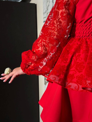 Платье с пышной юбкой YM-A7126.2T22