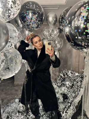 Замшевая дубленка на запах YM-A5862.22T50