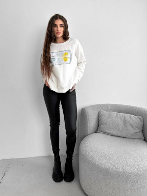 Утепленные кожаные брюки DMP-A395T300