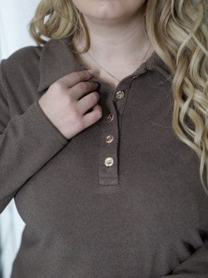 Женская кофточка-поло JA-A839.3T380