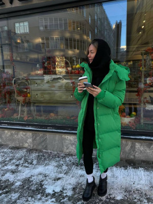 Подовжена зимова куртка DMP-R4264T850