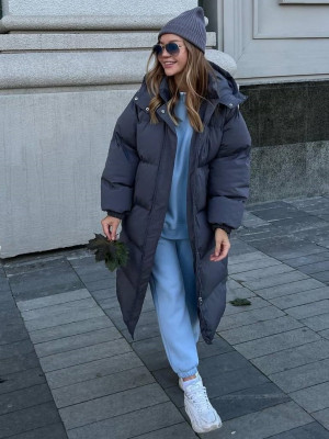 Подовжена зимова куртка DMP-R4264T850